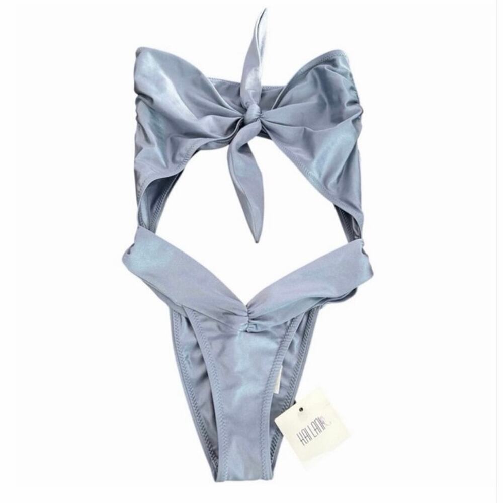 Kai Lani blue one piece swimwear size L New NWT